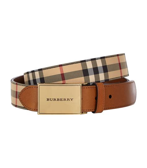 burberry brown leather belt with round clasp|Burberry belts prices.